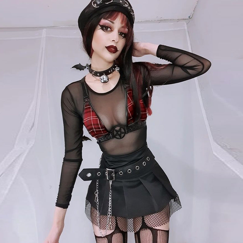 Gothic Long Sleeve Top WY23009