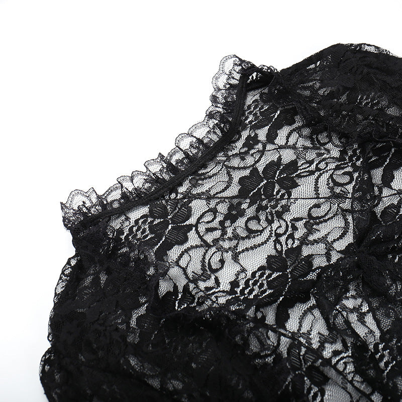 Gothic Style Black Lace Bolero XY22128