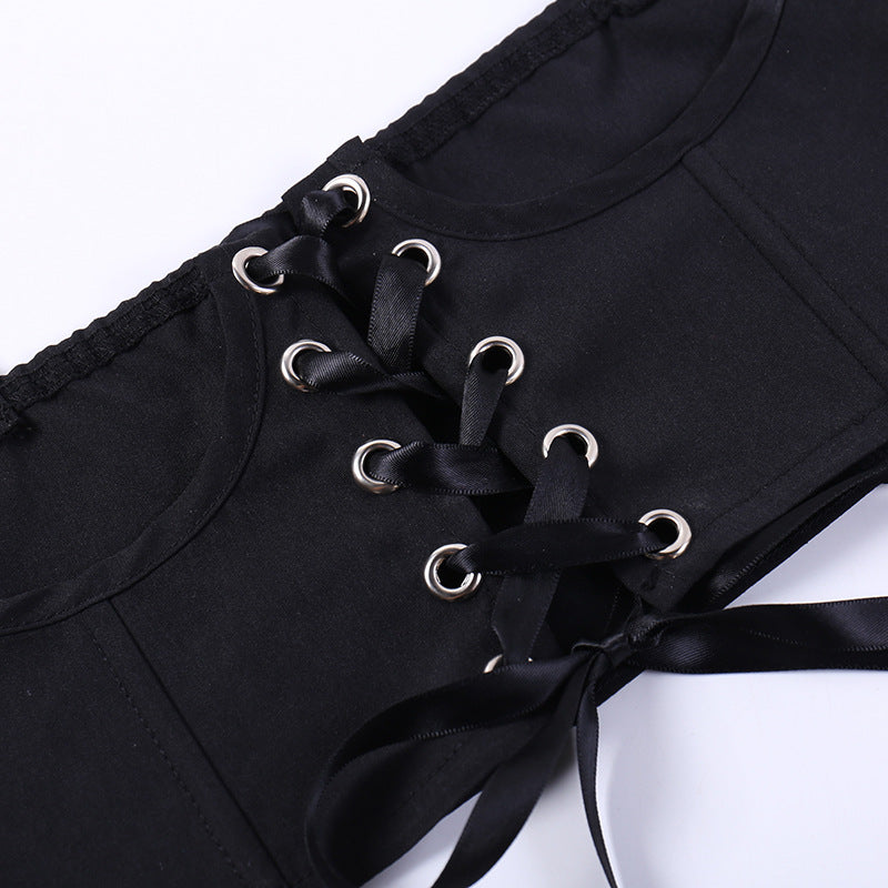Gothic Style Short Sleeve Dress JY22503