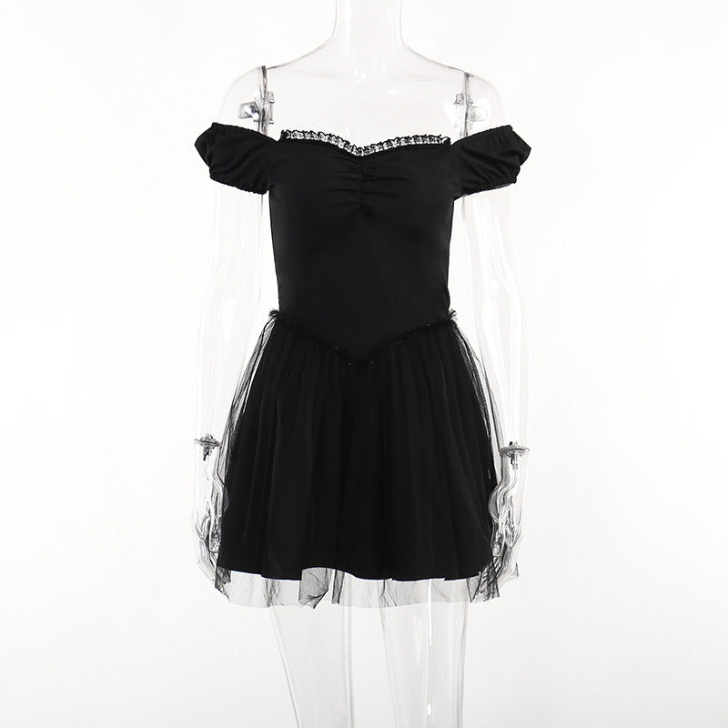 Gothic Style Short Sleeve Dress JY22503
