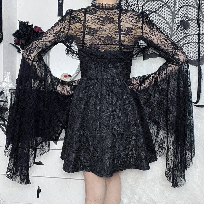 Gothic Style Black Lace Bolero XY22128