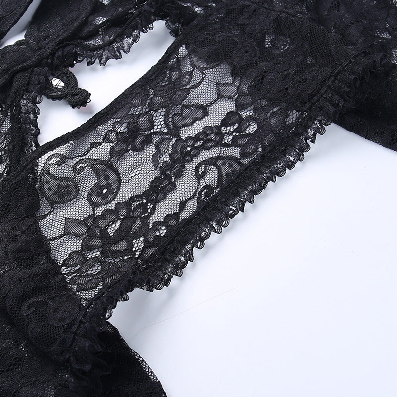Gothic Lace Long Sleeve Bolero WY22050