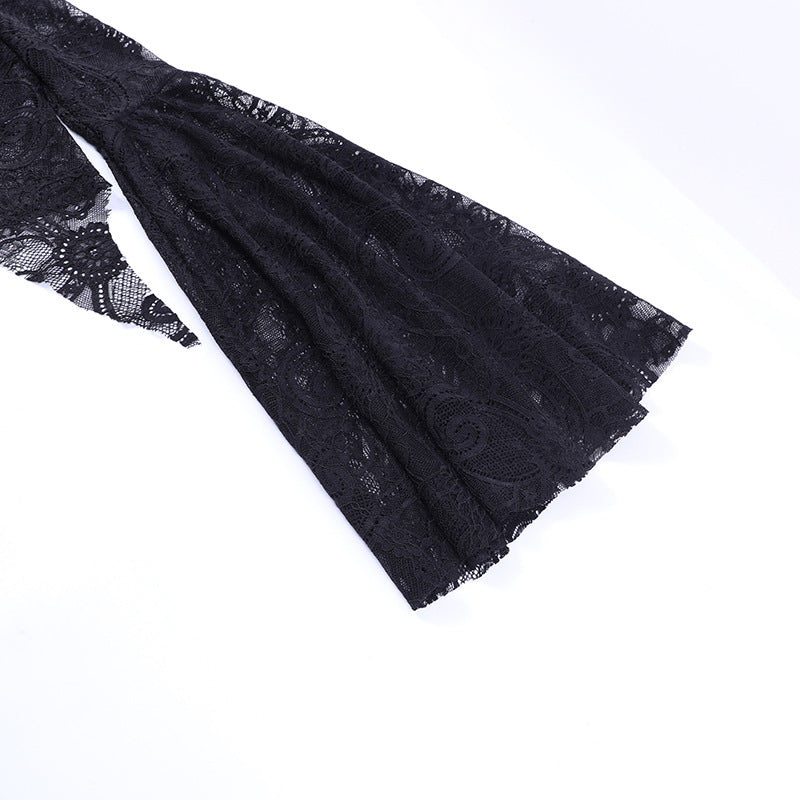 Black Lace Gothic Long Sleeve Bolero WY22038