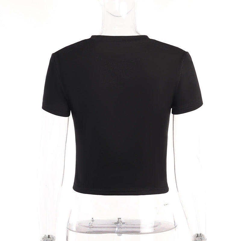 Punk Style Print Tee YJ22565