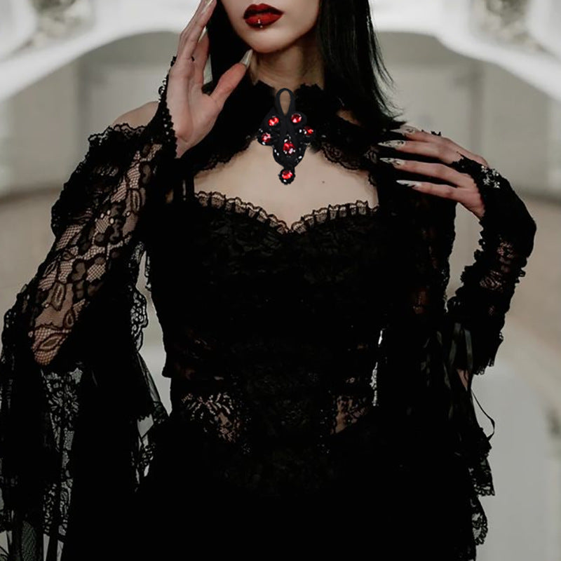 Gothic Lace Long Sleeve Bolero WY22050