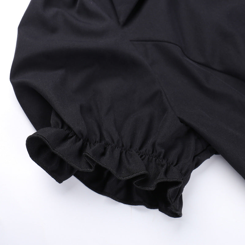 Black Gothic Blouse CF23034