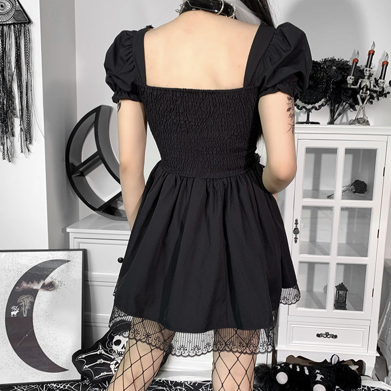Gothic Puff Sleeve Dress CC21011