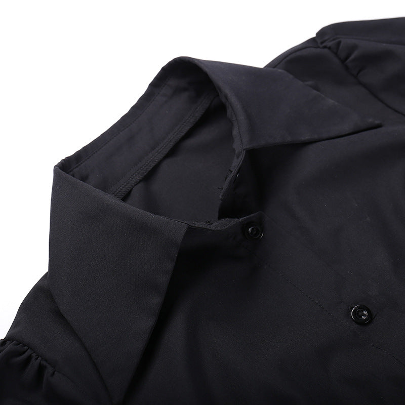 Black Gothic Blouse CF23034