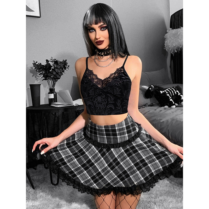 Punk Style Tarten Skirt SY21361