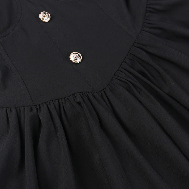 Black Strappy Dress CF23058