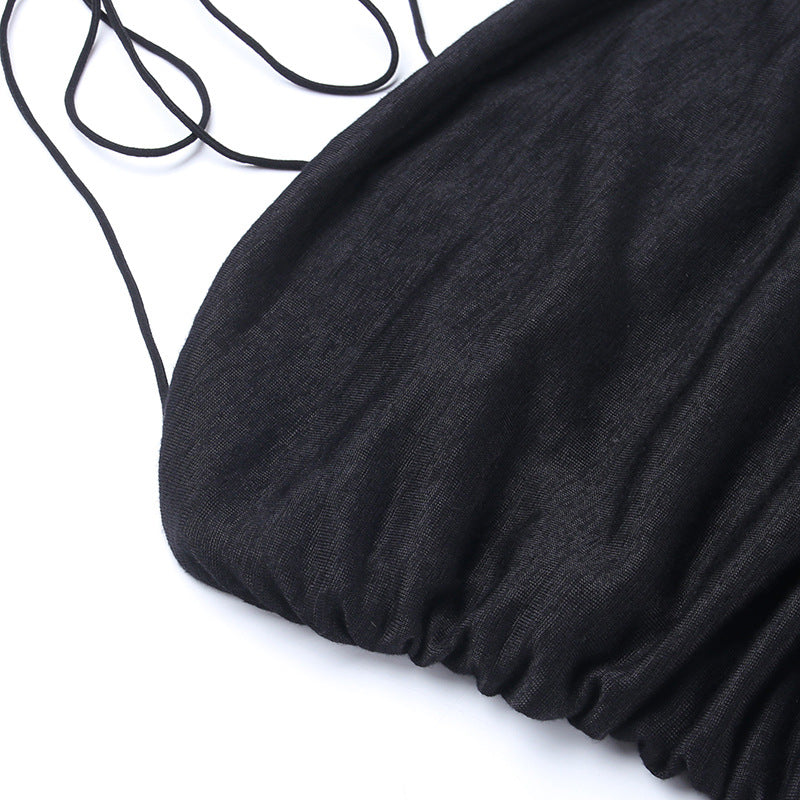 Black Punk Style Dress YY23012