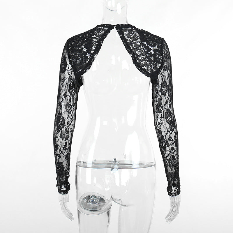 Gothic Style Black Lace Bolero GS22070