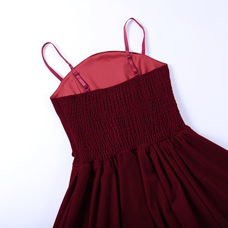 Gothic Style Strap Bubble Dress YJ22497