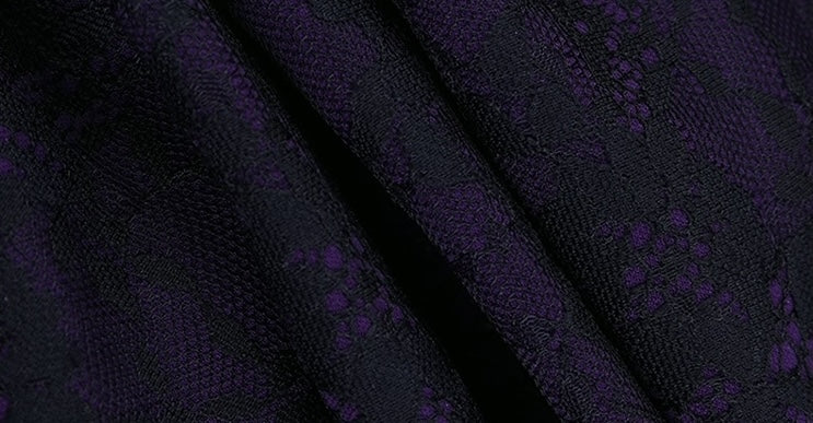 Gothic Purple Off-shoulder Top and Skirt (TP02)