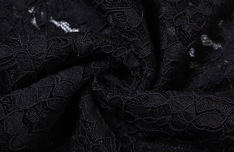 Punk Gothic Lace Irregular Skirt