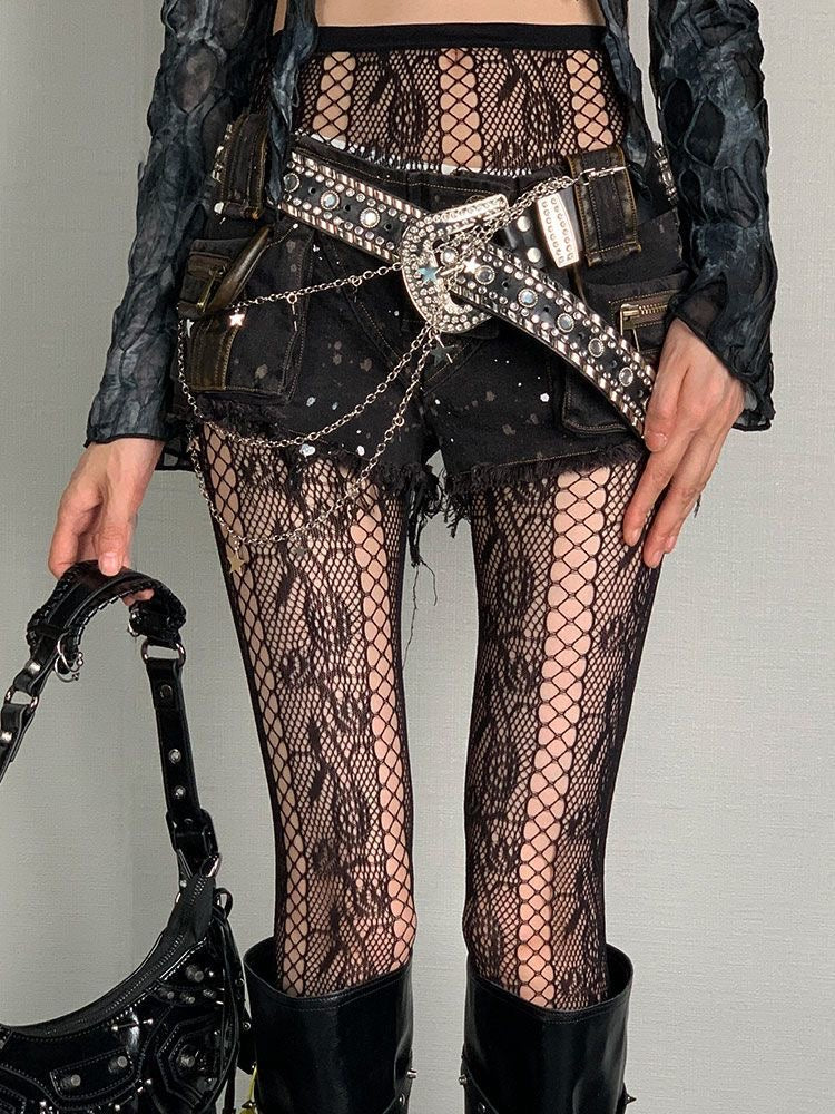Gothic Punk Fishnet Tights (SC01)