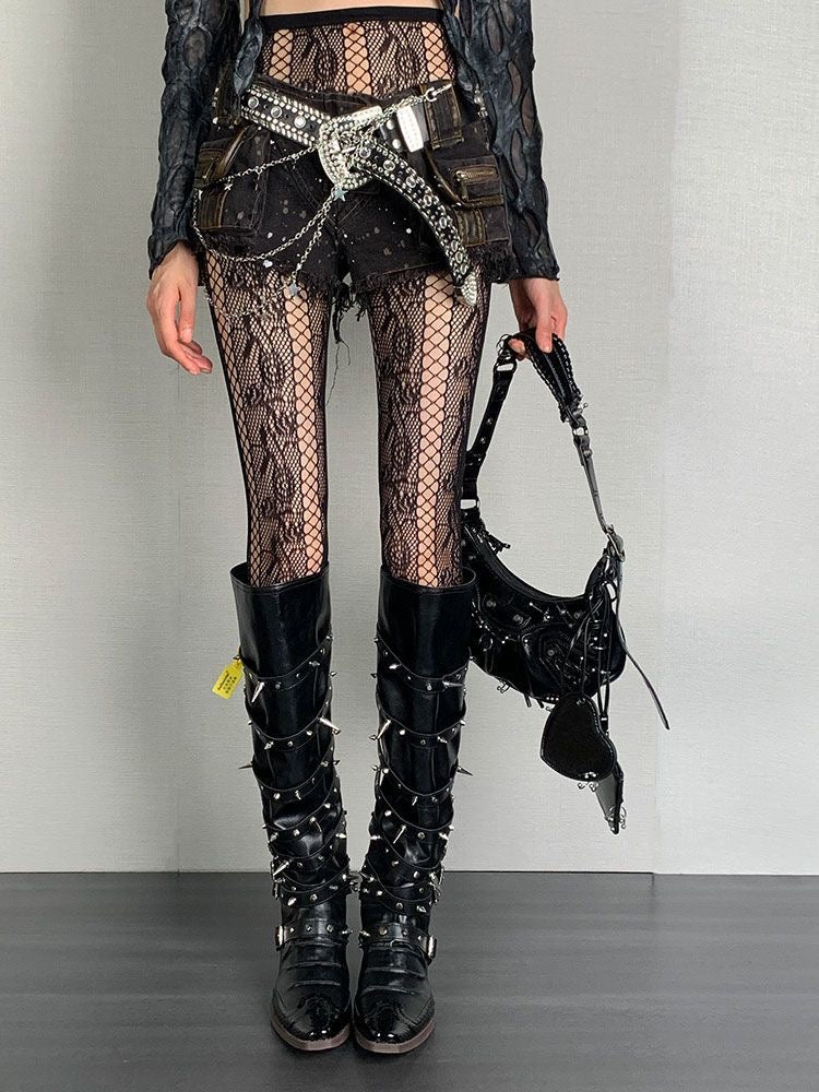Gothic Punk Fishnet Tights (SC01)