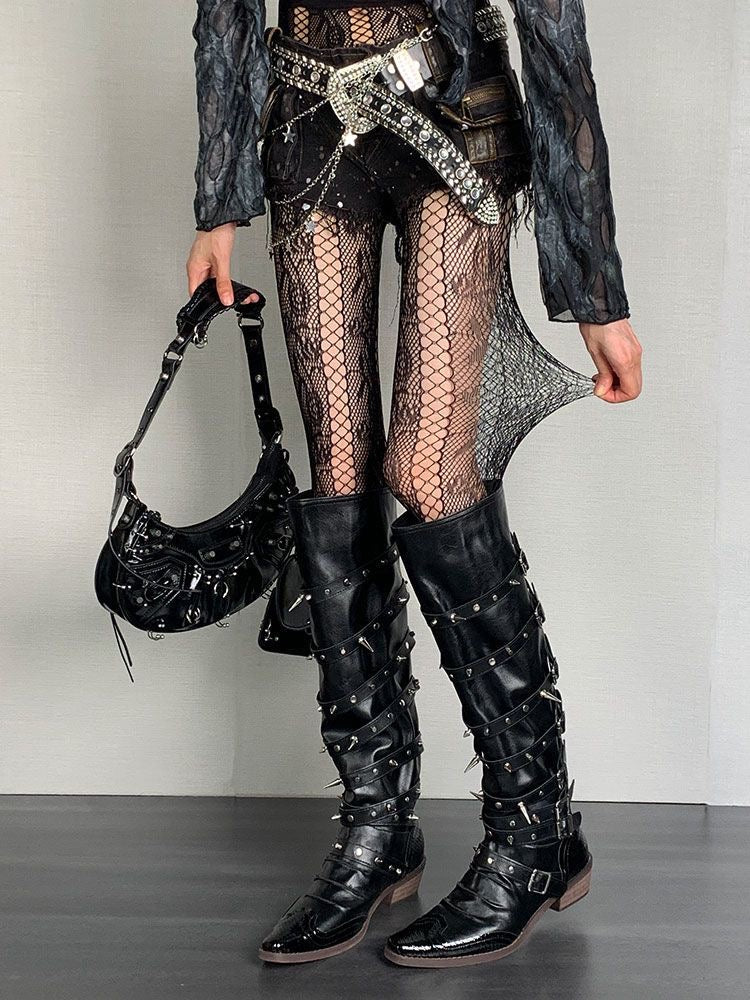 Gothic Punk Fishnet Tights (SC01)