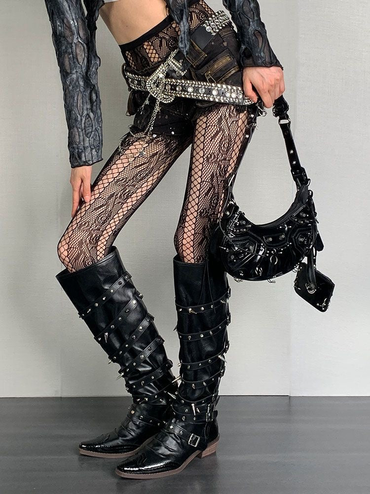 Gothic Punk Fishnet Tights (SC01)