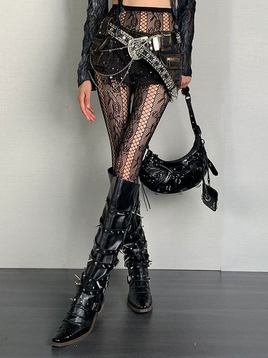 Gothic Punk Fishnet Tights (SC01)