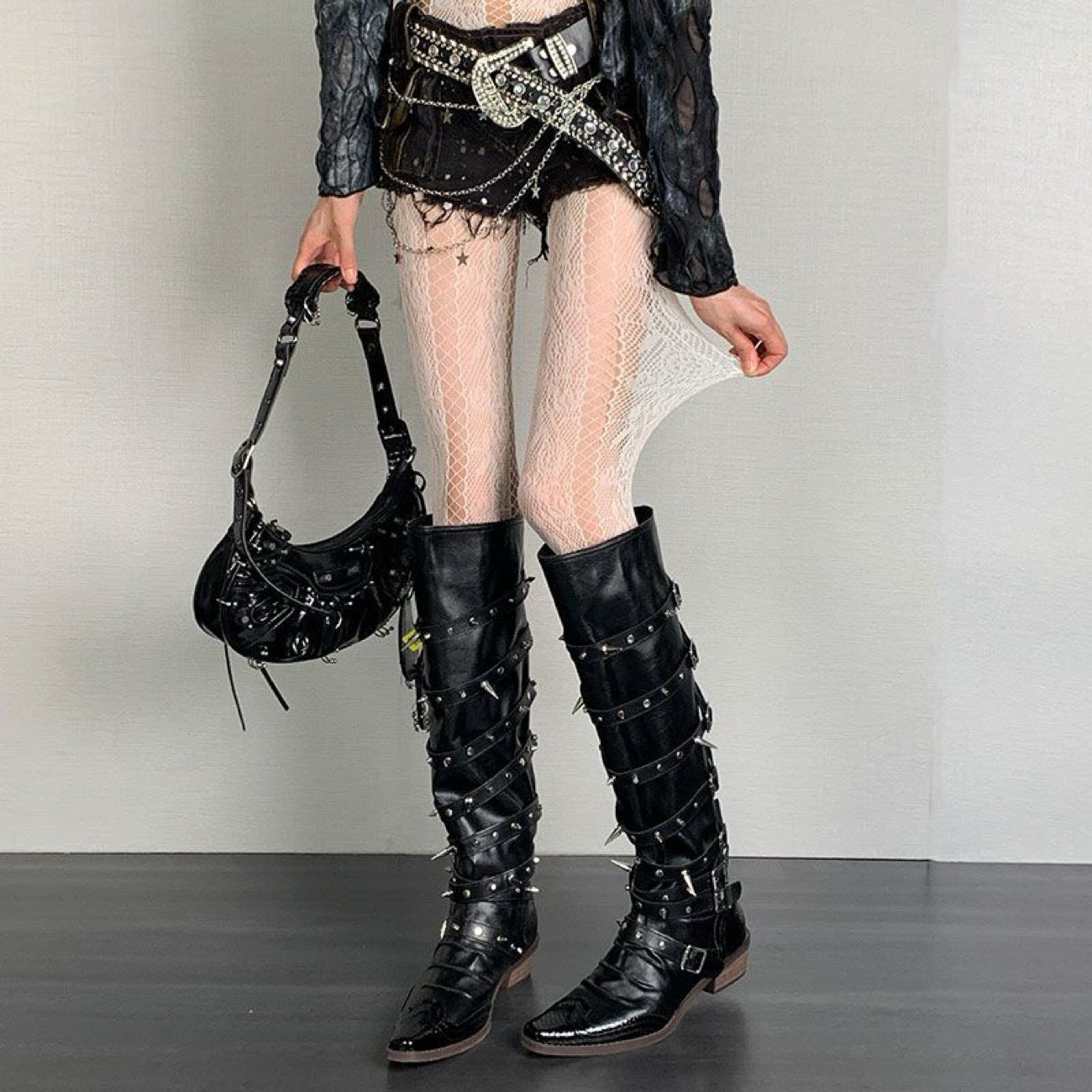 Gothic Punk Fishnet Tights (SC01)