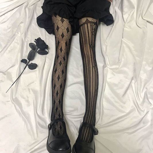Gothic Clown Fishnet Tights (SC03)