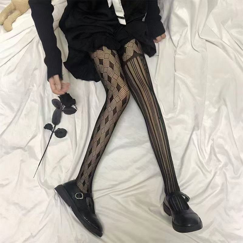 Gothic Clown Fishnet Tights (SC03)