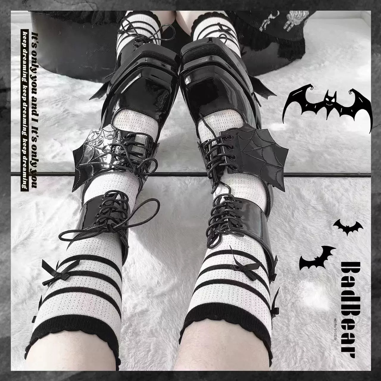 Demon Shackles Goth Punk Shoes (LB01)