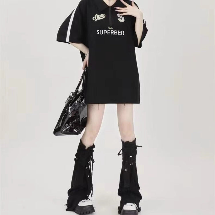 Punk Style Demin Flared Leg Warmers (SC06)