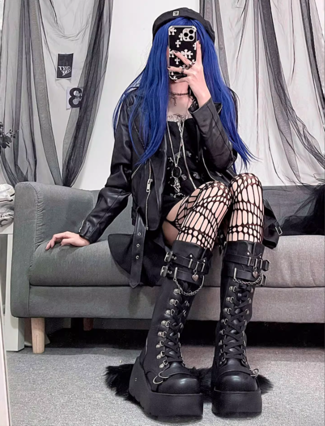 Punk Platform Knight Boots (SH01)