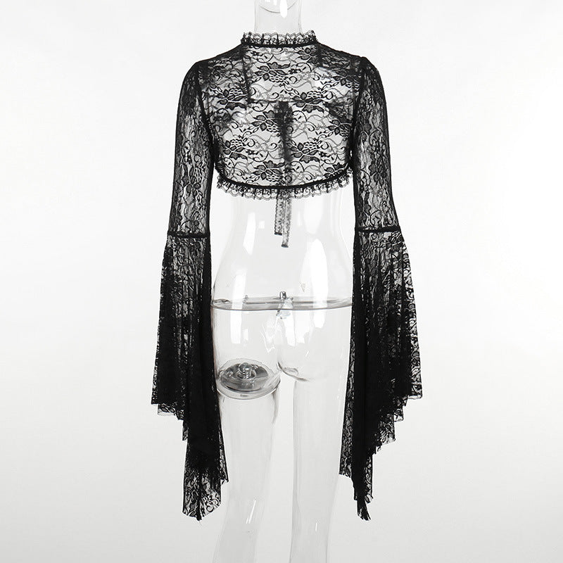 Gothic Style Black Lace Bolero XY22128