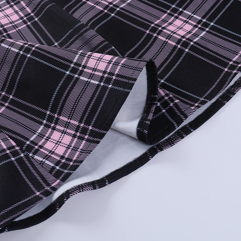 Punk Tartan Dress KH21080