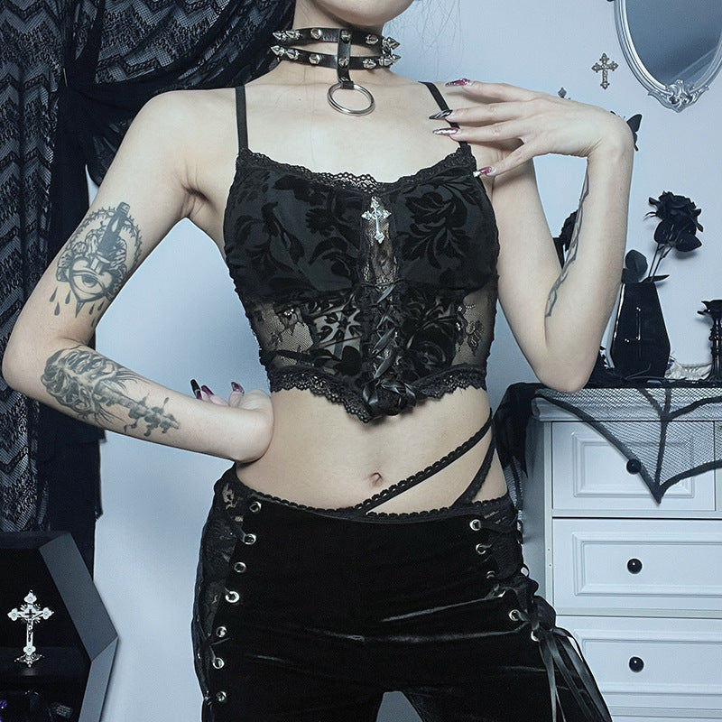 Gothic Lace amisole top JY23025