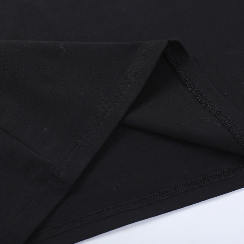 Gothic Black Bodycon Dress CF23012